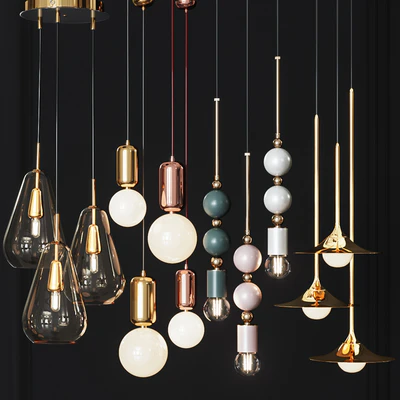 Four Pendant Lights amazing set vol.27 — Вид 1