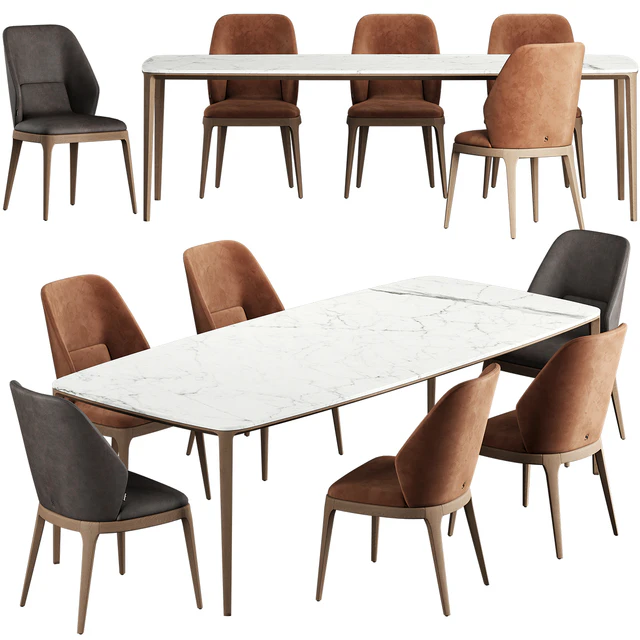 Poliform HENRY Table EMPORIO CHAIR — Скачать