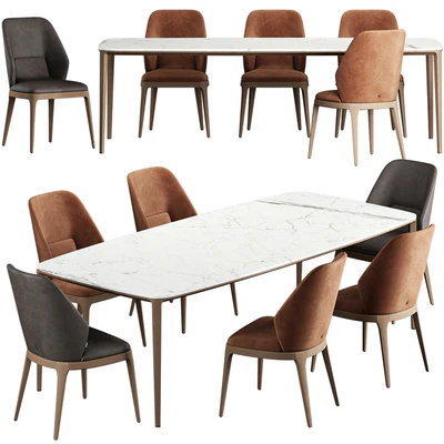 Poliform HENRY Table EMPORIO CHAIR — Вид 1