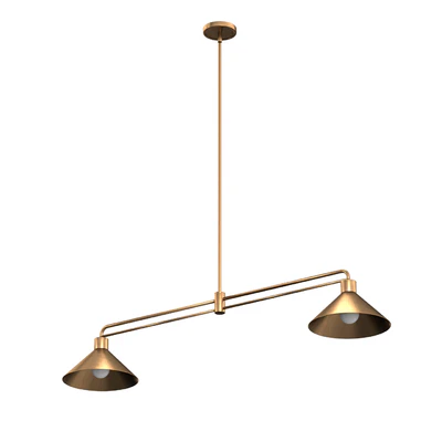 Andre Brass 2-Light Pendant — Вид 6