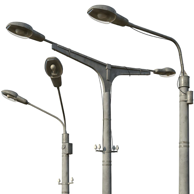 Lamppost (set of 3 poles) — Download