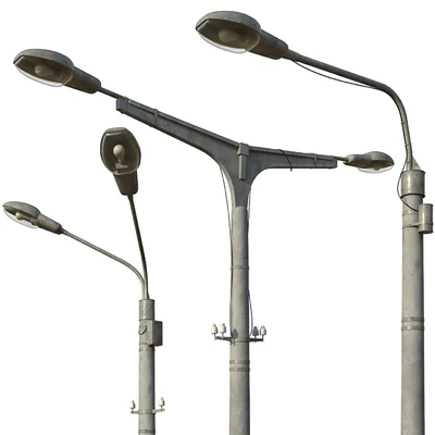 Lamppost (set of 3 poles) — download