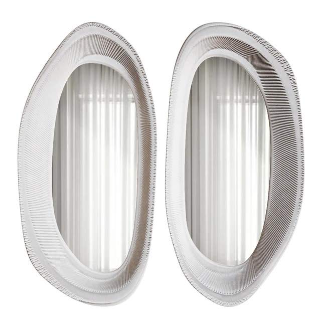 White Papier Mashe Mirror — Скачать