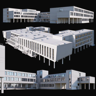 Modern school building — Ver 5
