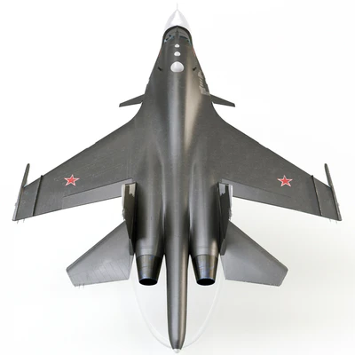 Plastic model of the SU-34 aircraft — Ver 5