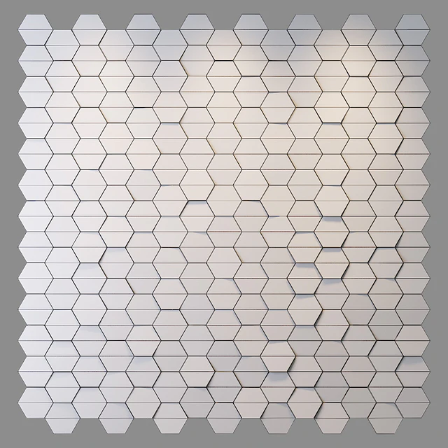 Деревянная панель Hexagon — Скачать