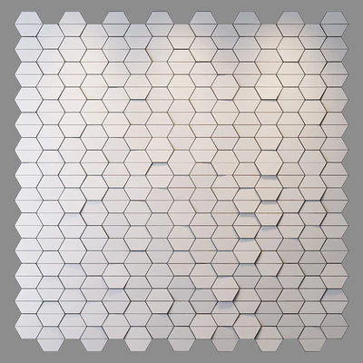 Деревянная панель Hexagon — Вид 2