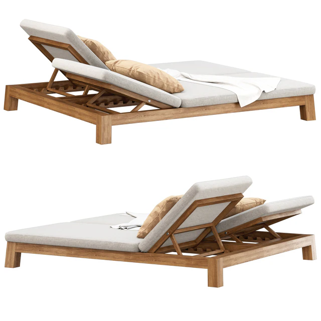 GIJS Double Sun lounger by Piet Boon / Двойной шезлонг — Скачать