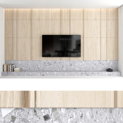 TV wall set 08 — Ver 5