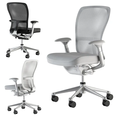 Office Chair Zody Black and White — Вид 1
