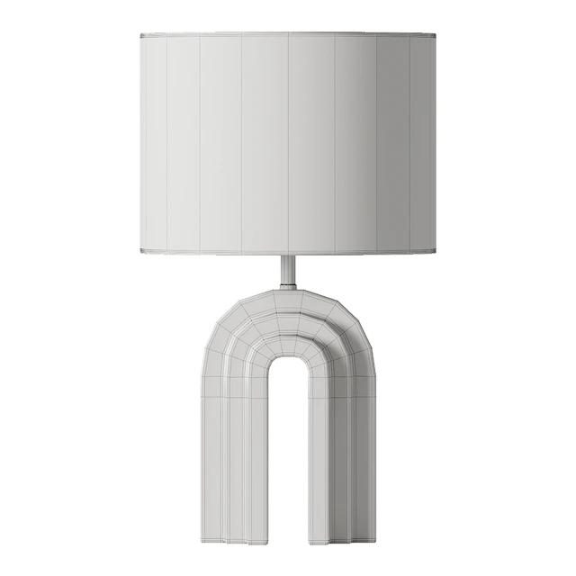 Blanc Arched Table Lamp — Descargar