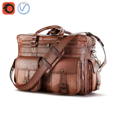 Everett Large Leather Pilot Briefcase Bag — Ver 1