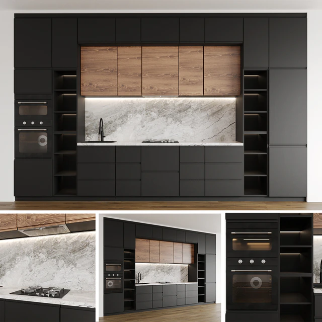 Modern kitchen Ikea Voxtorp — Скачать