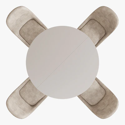 Carveli veluto chair Vetro mebel TML table — Ver 5