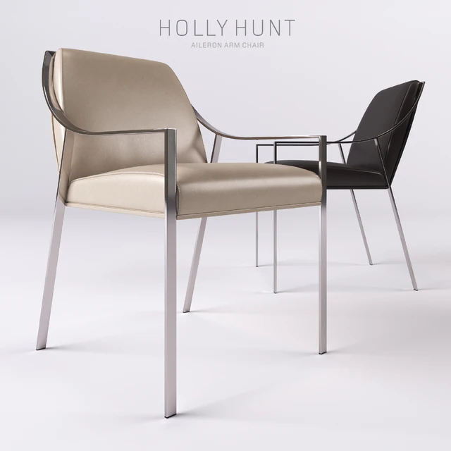 HOLLY HUNT AILERON DINING ARM CHAIR — Descargar