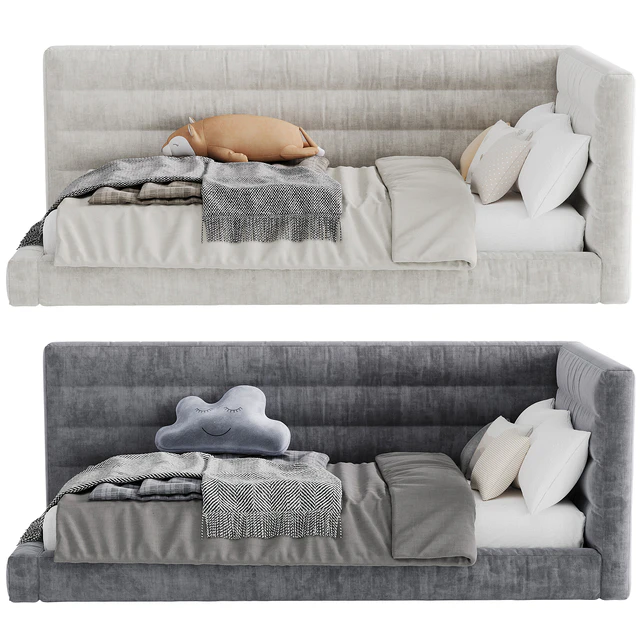 Кровать Hudson Upholstered Corner Bed 7 — Скачать