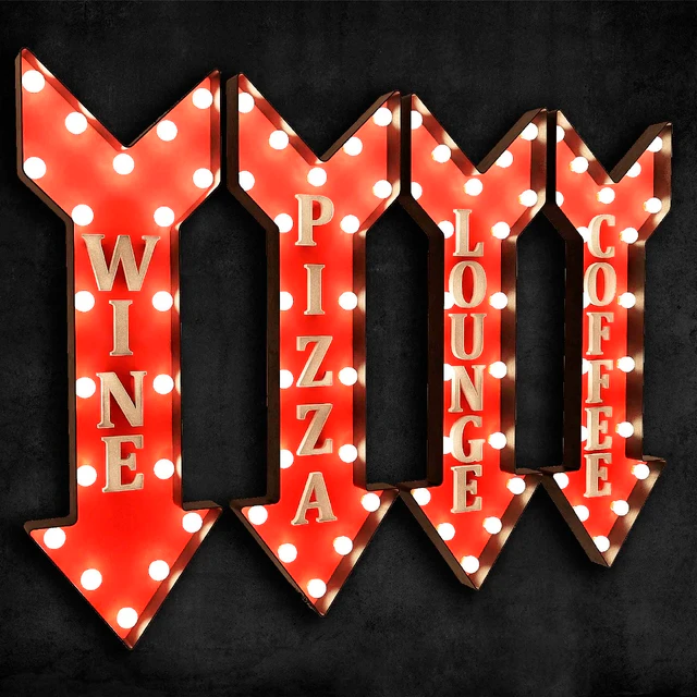 Lighted Metal sign. Set 10 — Download