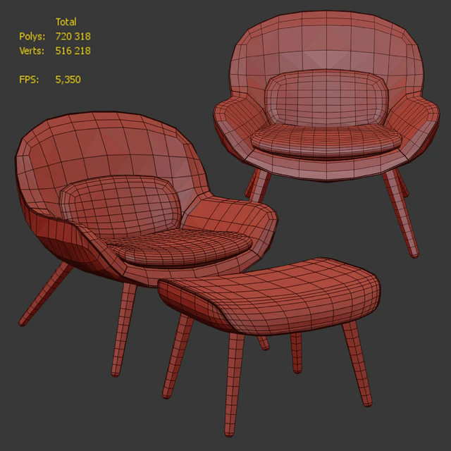 Steelcase x Bolia - Philippa Armchair & Pouf — Descargar