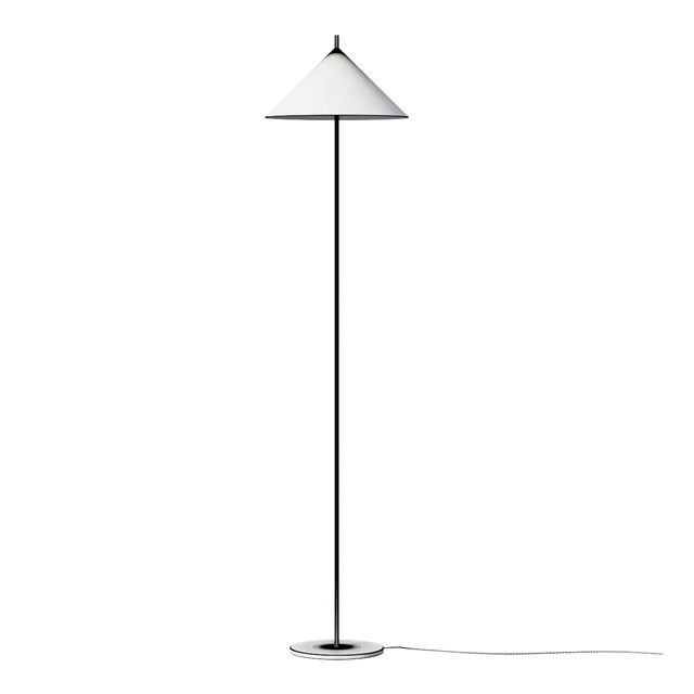 Торшер    Minimal Black Metal Floor Lamp   напольный светильник — Скачать