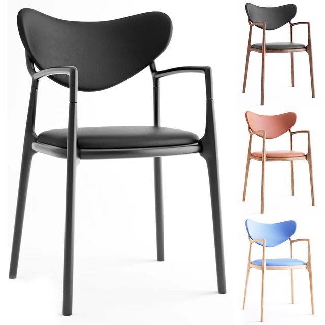 Salon Chair - Beech Black by True North Designs — Скачать