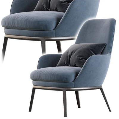 Caratos Maxalto Poltrona con Schienale Alto — Вид 5