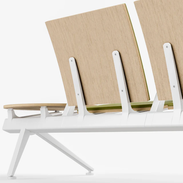 Poltrona Frau Flair Airport Seating System Green — Скачать