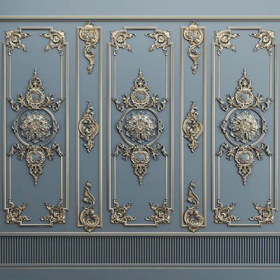 Plaster decorative frame — Ver 5