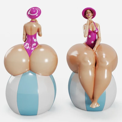 Beautiful Chubby Woman Figurine — Ver 1