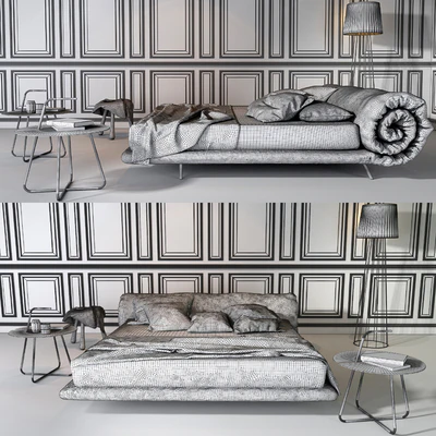 Bonaldo Blanket bed — Ver 2