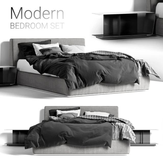 Minotti Powell Bed — Descargar