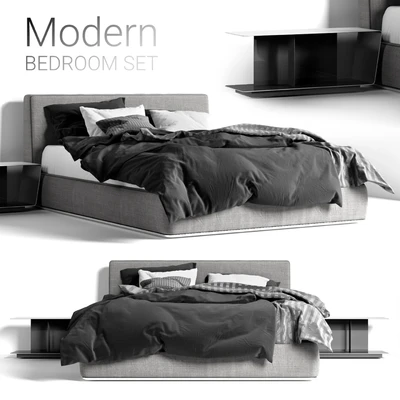 Minotti Powell Bed — Ver 1