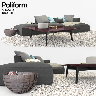 Poliform Shangai sofa set — Вид 1