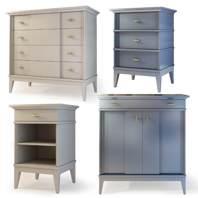 Chest and drawer Manhattan. Dresser, nightstand — Descargar