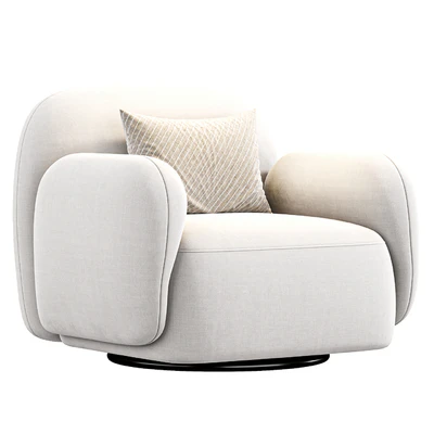 Giddings Swivel Chair Knoll Camel By Highfashionhome — Ver 6