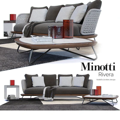 Диван Ривера / Minotti Rivera — Скачать