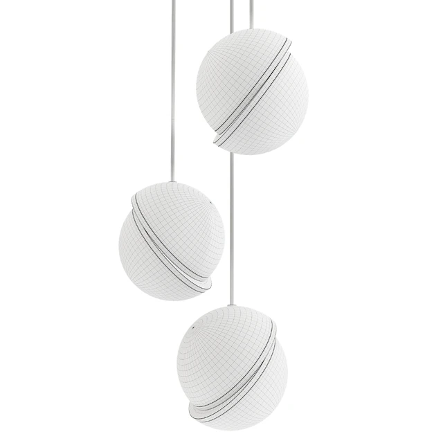 Mini Crescent 3 Piece Chandelier Suspension — Descargar