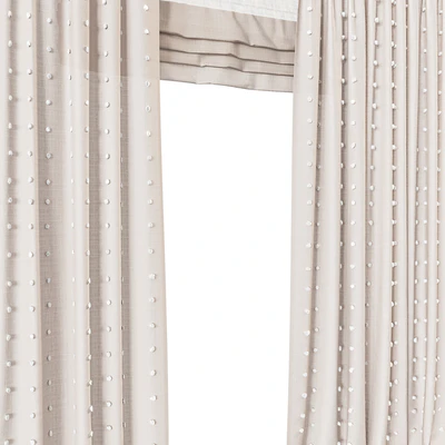 Curtains Pompons for the children`s room — Ver 3