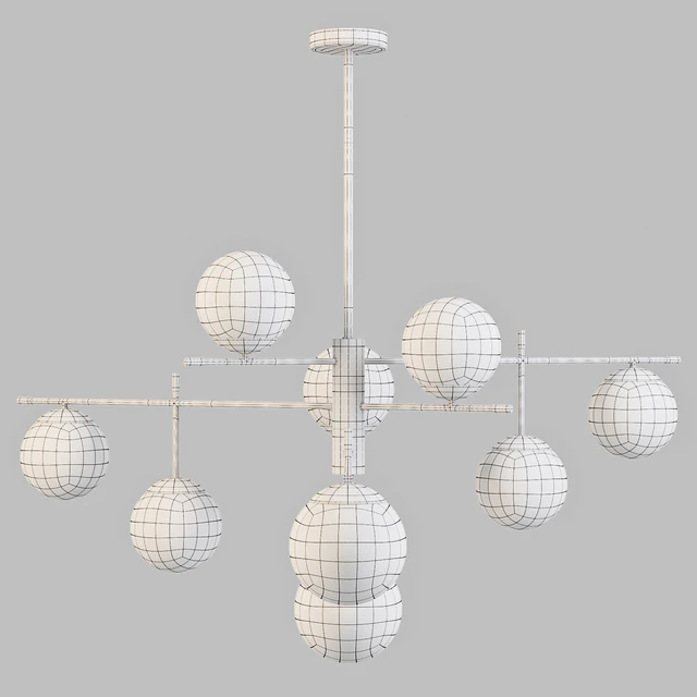 Maytoni: Pendant Lamp - Nostalgia (MOD048PL-09G) — Descargar