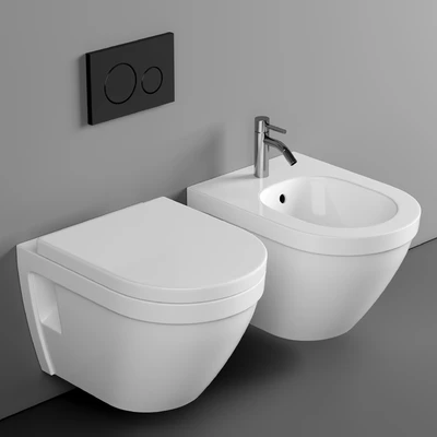 Wall hung toilet bowl VitrA S50 7740B003-0075 rimless — Ver 1