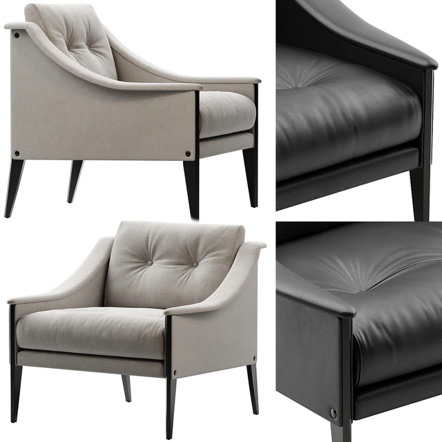 Dezza armchair Poltrona Frau — Скачать