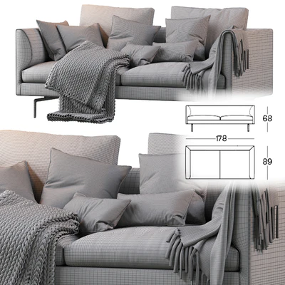 1333 Flamingo Zanotta Sofa — Вид 4
