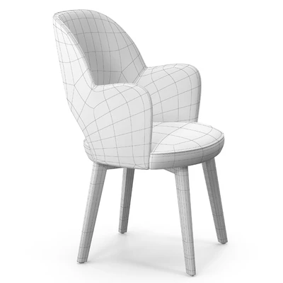 Baxter Colette chair with armrest — Ver 2