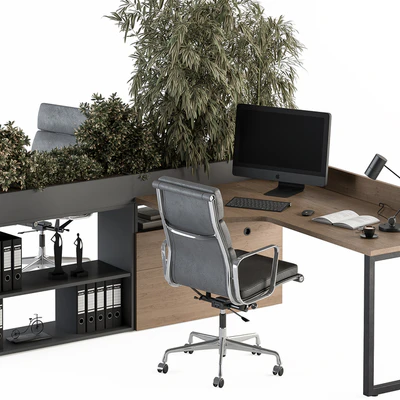 Employee Set - Office Furniture 348 — Ver 4