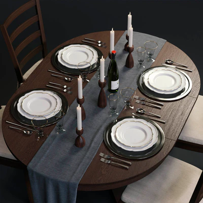 C&B Harper Chair and Avalon Table — Вид 3