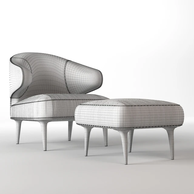 Armchair Minotti Aston — Скачать