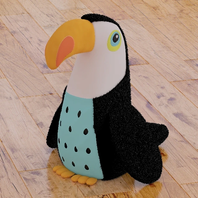 Kas Paradise Toucan Cushion — Descargar