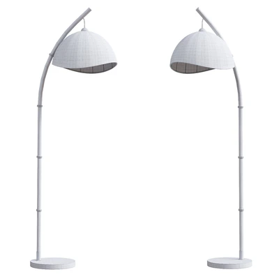 Bamboo floor lamp — Ver 2