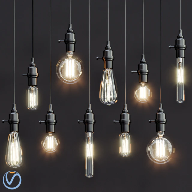 Vintage style pendant lights — Скачать