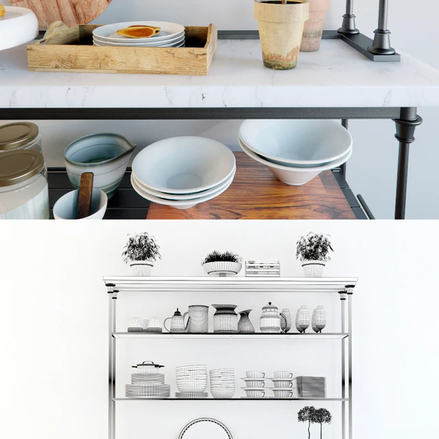 Shelving in the kitchen — Descargar