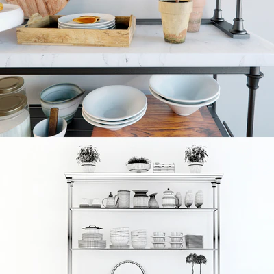 Shelving in the kitchen — Ver 3
